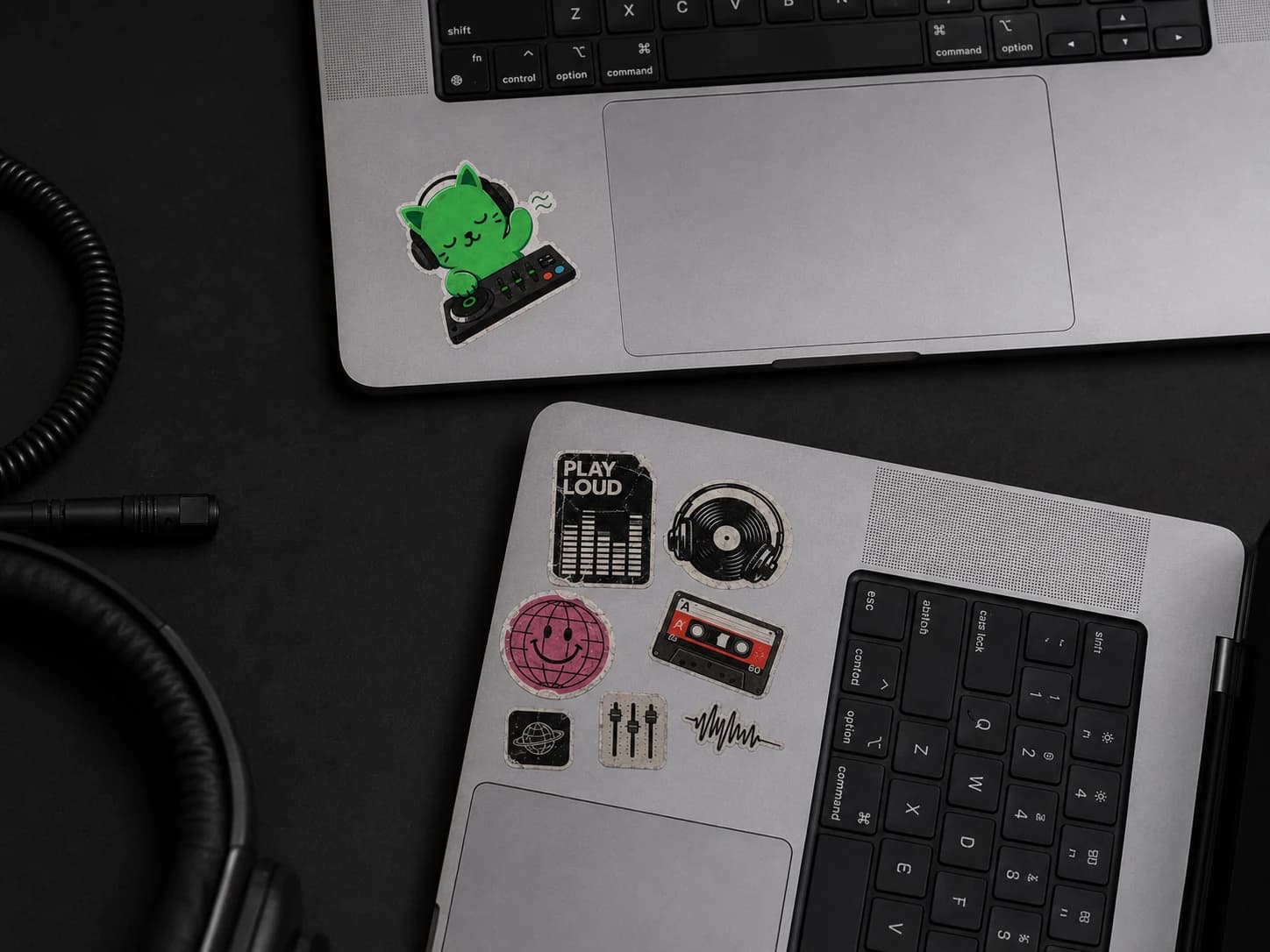 Two Macs using SpotiPair to play Spotify together.